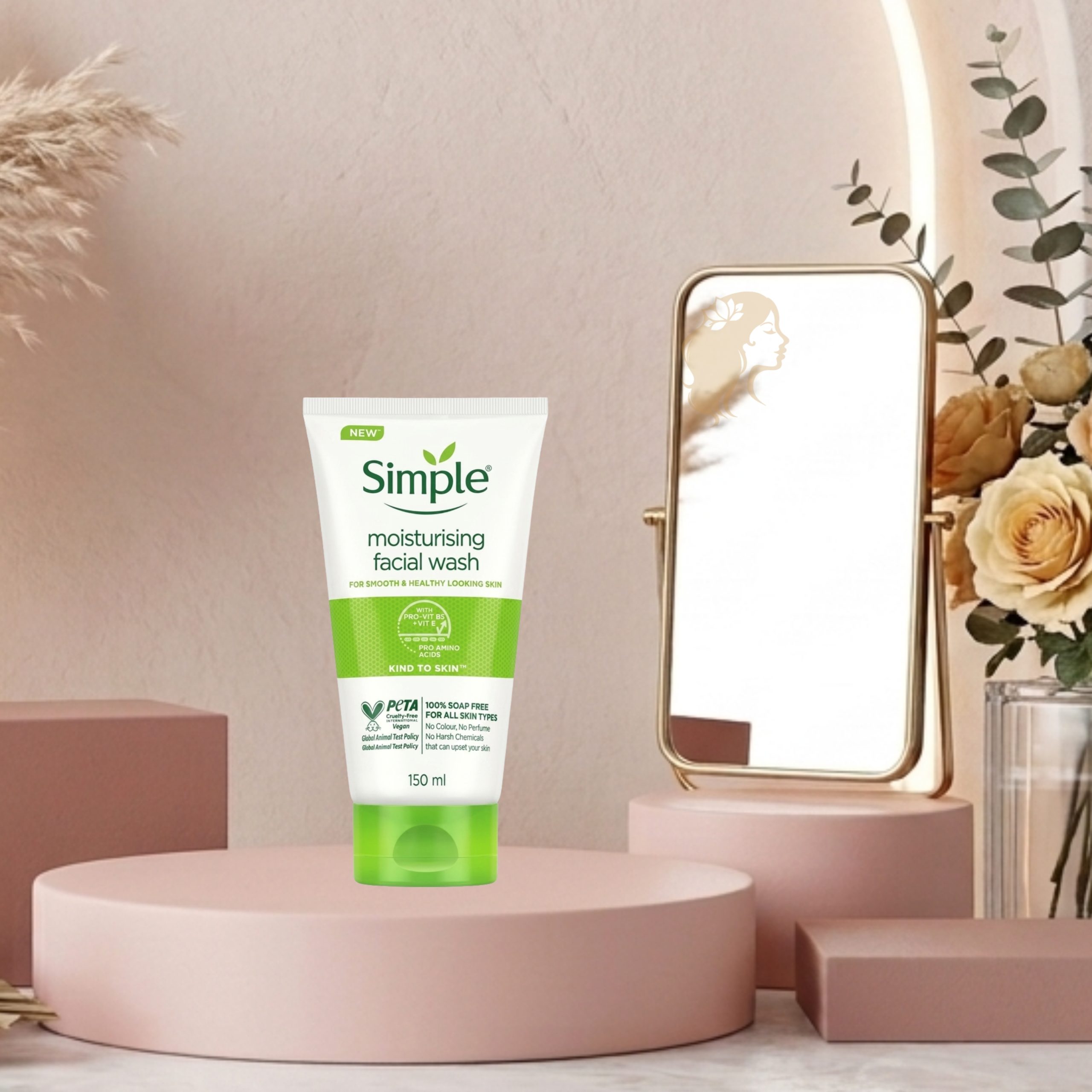 Simple Kind to Skin Moisturizing Facial Wash