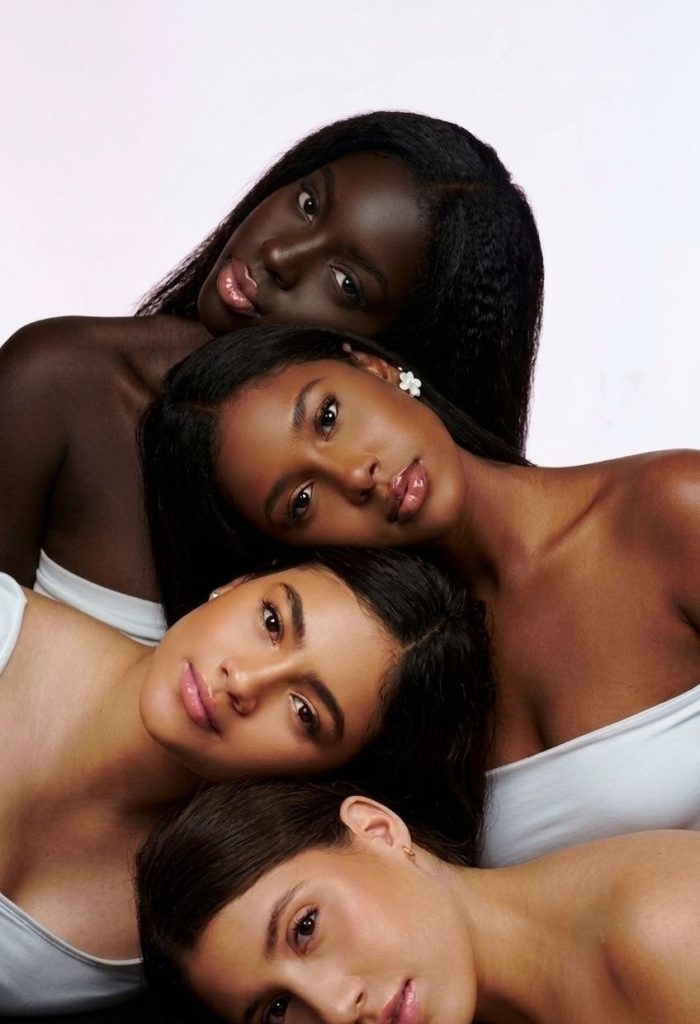 dark light skinned ladies